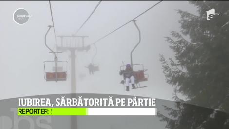 Dragostea a fost la înălţime la munte, în Maramureş. Îndrăgostiţii au sărbătorit în avans Dragobetele