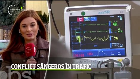 Conflict sângeros în trafic. Un bărbat a fost înjunghiat