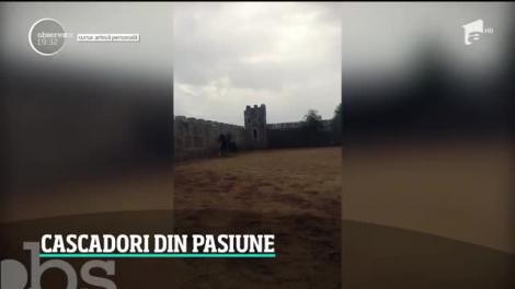 Din pasiune cascadori, de profesie orice altceva. Povestea cascadorilor români