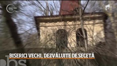Bisericile seculare scufundate de comuniști, în Hunedoara, din nou la suprafață, din cauza secetei! Imagini spectaculoase! Video