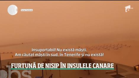 Stare de urgență în Insulele Canare, din cauza furtunilor violente. Cel puțin 11.000 de români afectați. "Mami, mă ustură ochii!"