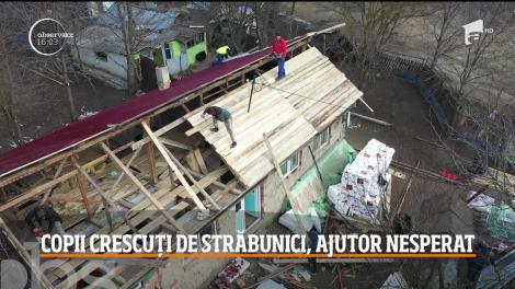 Cei doi copii din Dorohoi, crescuţi de străbunicii lor, se vor muta  în casă nouă