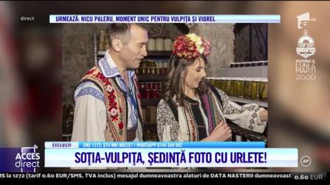 Vulpiţa, de nerecunoscut! Veronica, mai strălucitoare ca niciodată, pentru şedinţa foto pe care a făcut-o cu Viorel, de Dragobete!