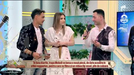 Neatza cu Răzvan și Dani. Trupa Melodi cântă piesa Dragostea-i o nebunie
