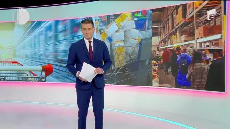 Frică de coronavirus goleşte magazinele din România