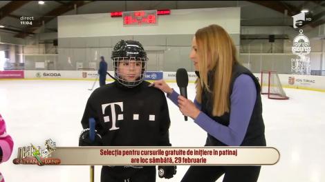 În atenția tuturor părinților! Se fac cursuri gratuite de inițiere în patinaj: Vom organiza o selecție pe 29 februarie