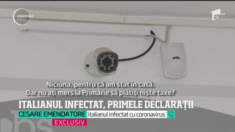 Italianul de 71 de ani infectat cu coronavirus, care a fost în România, declarații în exclusivitate! Înregistrare tulburătoare! „Am ajuns cu febră” – Video