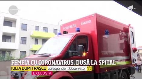 Primele imagini din Timișoara, de la domiciliul femeii diagnosticate cu coronavirus. Pacienta a fost scoasă din casă cu izoleta - VIDEO