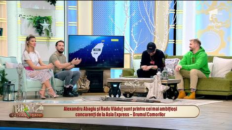Neatza cu Răzvan și Dani. Alexandru Abagiu și Radu Vlăduț, aventuri în Asia Express: Eu mă spăl pe mâini de 50 de ori pe zi, dar în Filipine nu aveam cum, mă simțeam murdar tot timpul