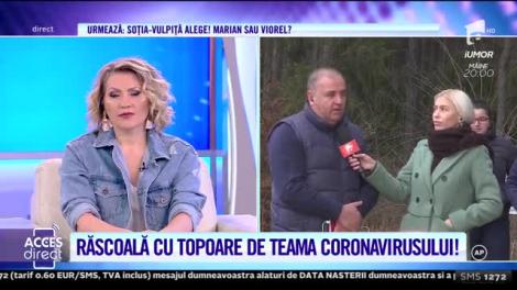 Răscoală cu bâte şi topoare, de teama coronavirusului. Decizia autorităților a scos oamenii din case: „Iese cu moarte! Să-i ducă în Parlament!”