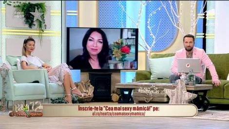 Sabina Popa, candidată "Cea mai sexy mămică din România", în direct, la Neatza cu Răzvan și Dani!