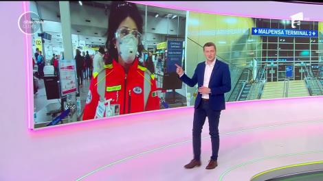 În plină criză de coronavirus o româncă este eroină în Italia. Cătălina este om de bază pe un aeroport din Milano