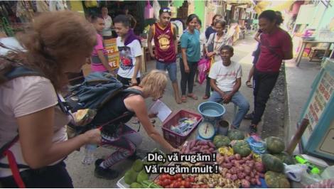 Concurenții de la Asia Express au făcut spectacol la piață! Ce echipă a câștigat imunitatea