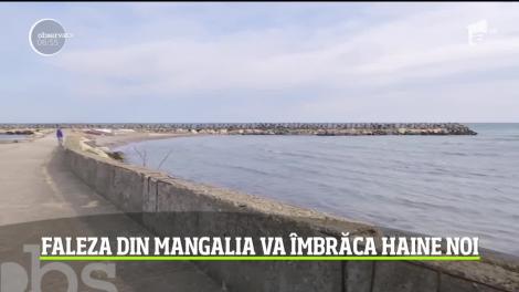 A început reabilitarea falezei dintre Mangalia şi Saturn!