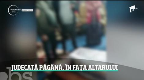 Staborul s-a mutat în faţa altarului. Mai mulţi tineri au fost judecaţi chiar în biserică, sub ochii unui preot