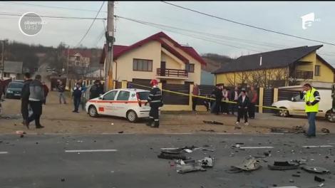Accident teribil pe o şosea din judeţul Vaslui, doi oameni au murit pe loc