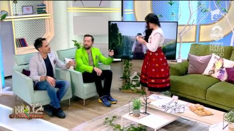 Ana-Maria Ababei cântă, la Neatza cu Răzvan și Dani, melodia "Bine-mi pare că-s ieșeancă"