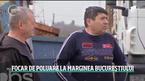 Focar de poluare la marginea Bucureștiului: tone de deșeuri sunt aruncate în râuri la voia întâmplării, iar autorităţile nu au o explicaţie pentru aerul otrăvit pe care îl respiră populația