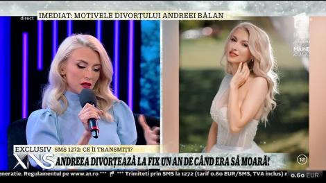 Xtra Night Show. Andreea Bălan divorțează la fix un an de când era să moară: Am tras de relație. Am încercat să rezolvăm problema