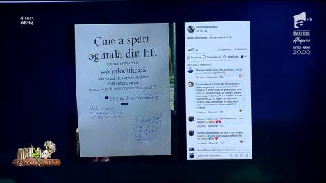 Smiley News - Neatza cu Răzvan și Dani. Lectie de gramatica la avizierul blocului: Demult se scrie legat?