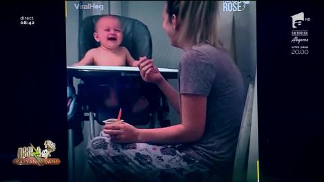 Smiley News - Neatza cu Răzvan și Dani. Un bebeluș râde cu lacrimi când mămica lui strănută