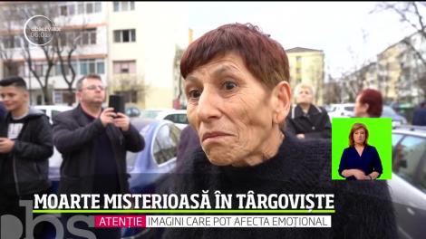 Moarte învăluită în mister la Târgoviște. O femeie a fost găsită moartă în fața unui bloc. Ipoteza luată în calcul de anchetatori