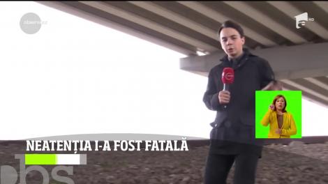 Voluntar al serviciului de ambulanţă, rănit grav după ce a încercat să salveze un bărbat care căzuse de pe o pasarelă