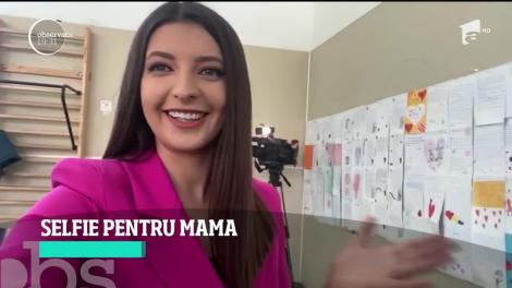 Selfie pentru mama