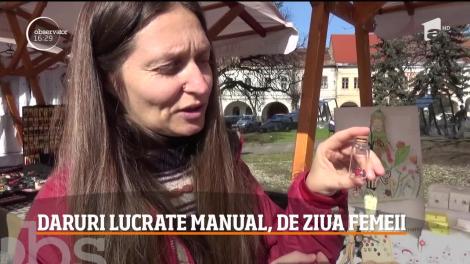 Târg de daruri lucrate manual, de Ziua Femeii, în Bistrița Năsăud