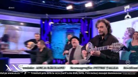Xtra Night Show. Nikolaos Papadopoulos și Romică Țociu cântă melodia Sunt vagabondul vieții mele