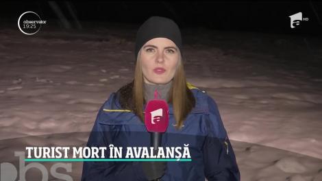 Un turist străin a murit, prins de o avalanşă în Munţii Făgăraş