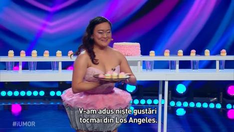 Cea mai dulce brioșă glazurată a ajuns la iUmor. Mary Bowers mănâncă prăjituri într-un timp record