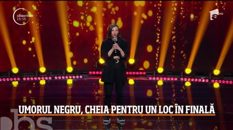 Umorul negru a fost cheia succesului pentru Teodora Nedelcu, cea de-a treia finalistă iUmor!