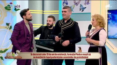 Neatza cu Răzvan și Dani. Cornelia Rednic și formația Pindu cântă piesa Gura ta mi-ambeată