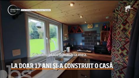 Un tânăr de 17 ani, din Marea Britanie, și-a construit o casă cu instrucțiuni luate de pe Youtube