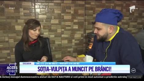 Viorel, la Blăgeşti, Vulpiţa, la muncă! Veronica Stegaru s-a angajat la un restaurant din București