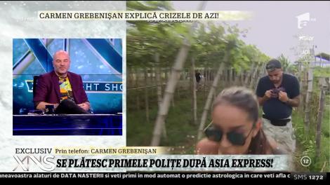 Cum comentează Carmen Grebenişan venirea lui Irinel Columbeanu în Asia Express: "Era foarte interesat de preţul la benzină în Filipine!"