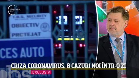 Criza coronavirus. Opt cazuri noi într-o singură zi, în București!  Prof. Dr. Alexandru Rafila: Am fost feriți până acum