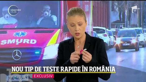 Test rapid de coronavirus, în premieră la Observator