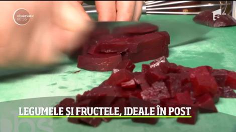 Legumele și fructele, ideale în perioada de post