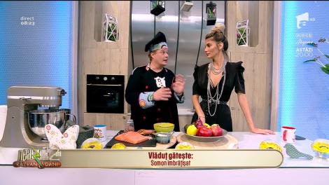 Somon îmbrățișat cu rodie și avocado. Rețeta lui Vlăduț de la Neatza cu Răzvan şi Dani