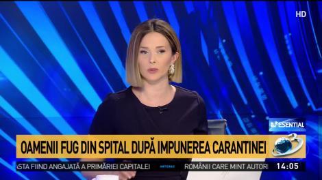 Imagini tulburătoare! Oamenii fug din spitalul Gerota chiar dacă a intrat în carantină
