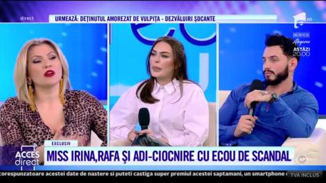 Miss Irina și Adi Turcu, imaginile din salon! Raffaelo: Băieți, e liberă! Luați-o!