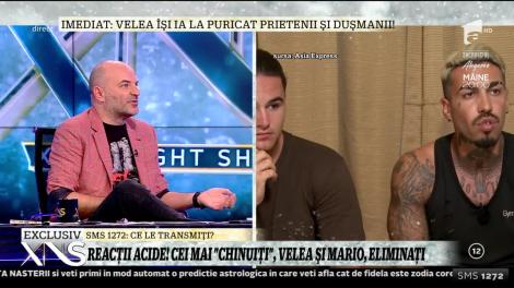 Alex Velea şi Mario Fresh, reacţii după eliminarea din Asia Express! "După RMN s-a descoperit că Mario are discopatie lombară"