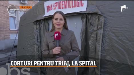 Autoritățile au început să instaleze corturi militare în curţile spitalelor