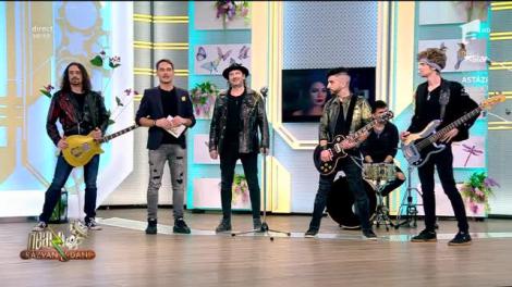 Trupa The Rock Out și Mike Terrana cântă piesa What a woman, la Neatza cu Răzvan și Dani