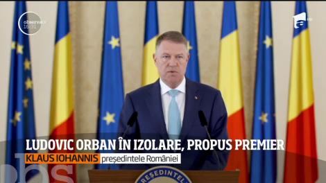 Președintele Klaus Iohannis l-a desemnat din nou pe Ludovic Orban pentru funcţia de premier