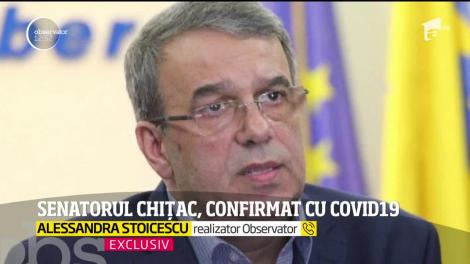Senatorul Chițac confirmat cu coronavirus, declarații în exclusivitate în direct