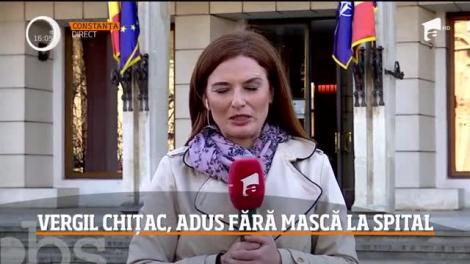 Senatorul Vergil Chiţac, adus fără mască la spital