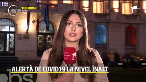 Ministerul de Interne s-a transformat în punctul roşu pe harta alertei de COVID